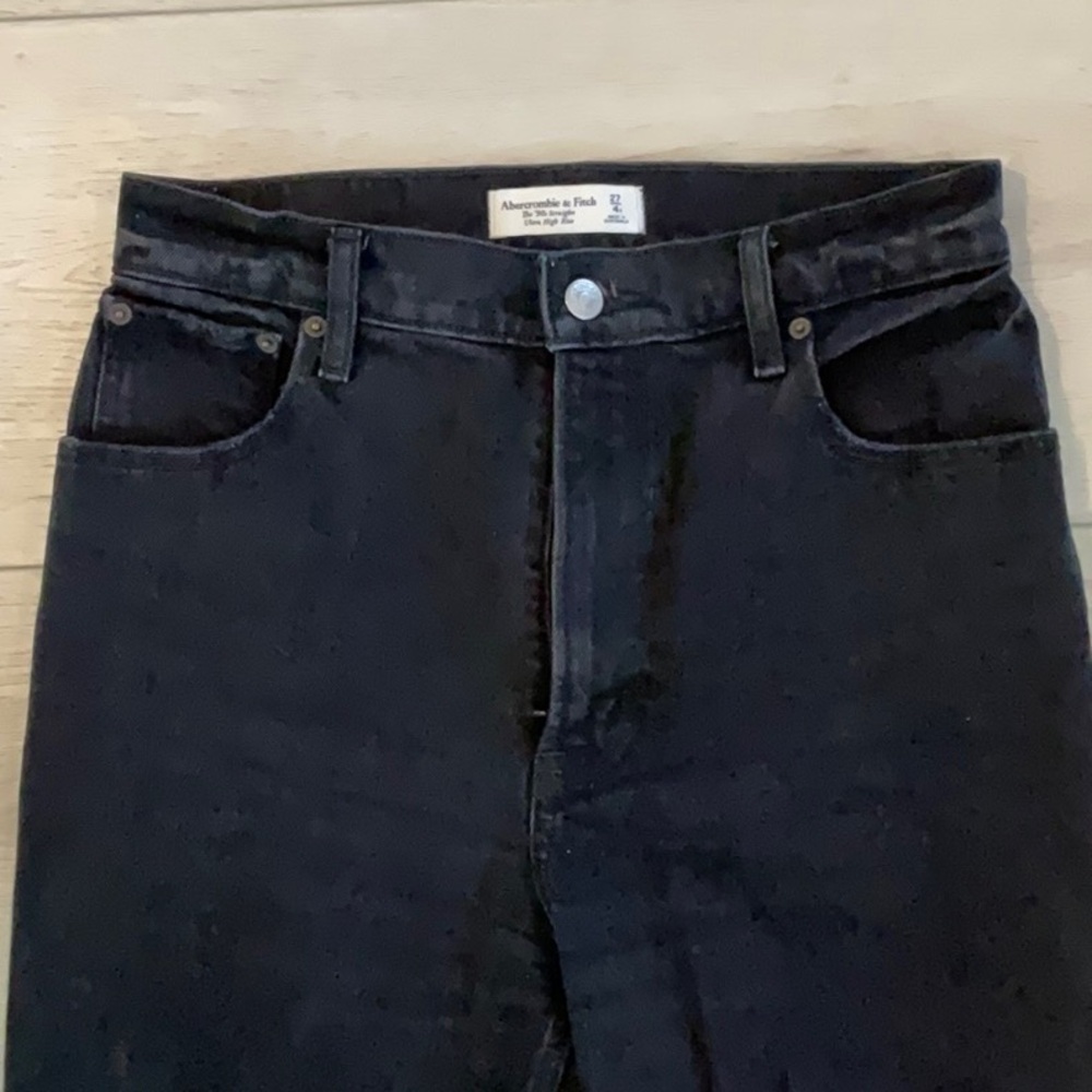 Abercrombie & Fitch women’s high waisted Black Jeans